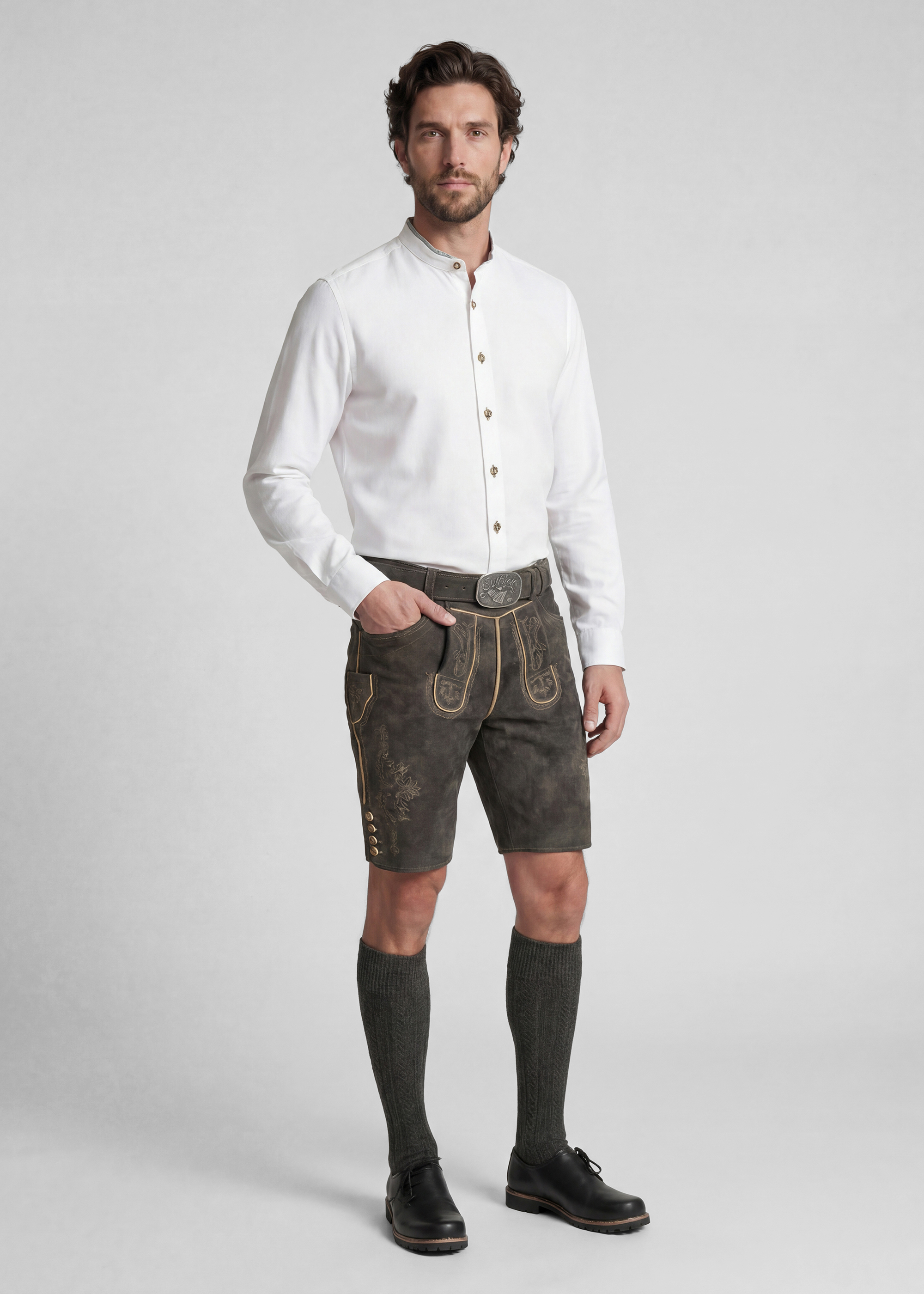Lederhose "Kronplatz" 45 cm