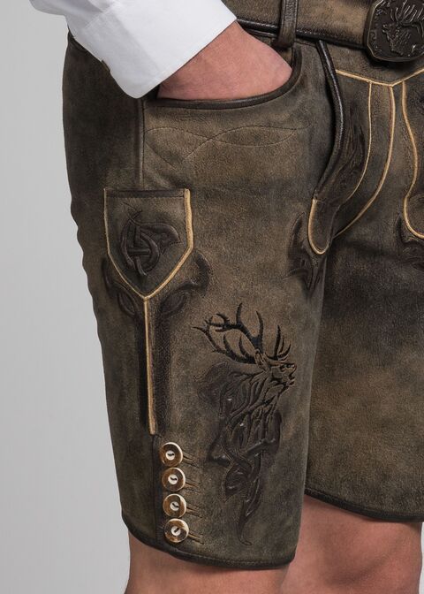 Wayen-Lederhose H/Hi-Gü